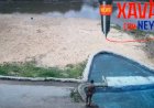 Homem é flagrado tomando banho nu em cartão postal de Nova Xavantina