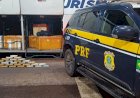 PRF apreende ‘super maconha’ escondida no sistema de ar condicionado de ônibus em Barra do Garças