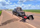 Entregador morre após colidir moto com pick-up na BR-158 próximo à Confresa