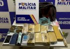 PM apreende 10 tabletes de maconha e prende quatro faccionados em Confresa