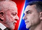 Diferença entre Flávio Bolsonaro e Lula diminuiu em MT, aponta Percent Brasil