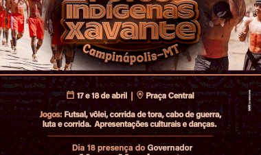 1ª Confraternização dos Povos Indígenas Xavantes de Campinápolis vai contar com a presença do governador Mauro Mendes