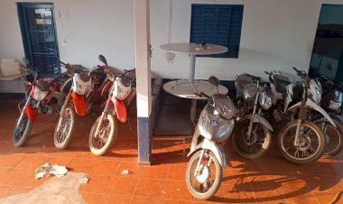 PM de Campinápolis faz apreensões de motocicletas sem escapamentos que causavam perturbação ao sossego público