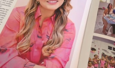 Primeira-dama de Novo São Joaquim é destaque na revista Gente Centro-Oeste