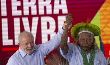 Lula encontra cacique Raoni em Mato Grosso nesta sexta-feira (4)