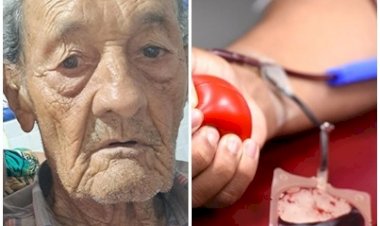 Idoso internado na UTI precisa de qualquer tipo de sangue; doadores comparecerem ao Hemocentro