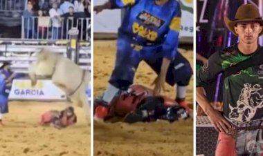 Vídeo – Jovem de 20 anos morre pisoteado por touro durante rodeio em MT