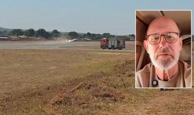 Vídeo – Após sufoco, avião com deputado Avallone pousa em Aragarças