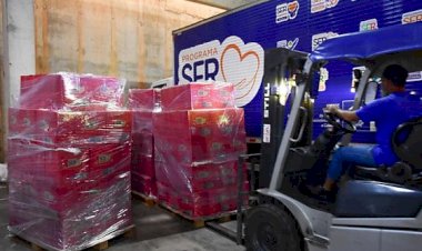 Programa SER Família Solidário vai distribuir 100 mil cestas de Natal para municípios de todo o Estado