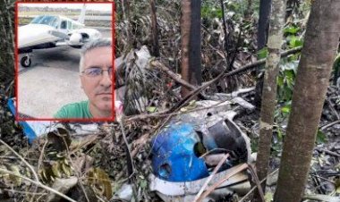 PF investiga queda de avião e suspeita de resgate de ex-delegado de Vila Rica (MT)