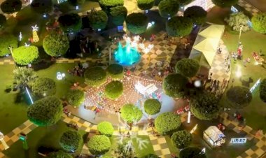 Novo São Joaquim celebra o Natal com alegria, luzes e a chegada do Papai Noel