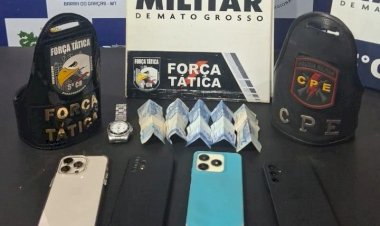 Polícia Militar prende em Barra do Garças, suspeitos de furto na cidade de Canarana