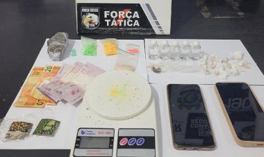 Um homem e dois menores são presos por tráfico de drogas nesta sexta-feira em Barra do Garças