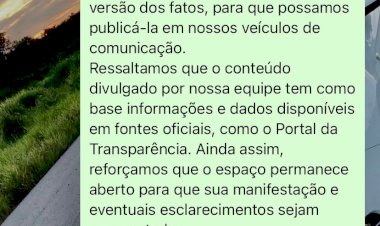 Jornalista do site Mix Agora registra boletim de ocorrência após ameaças de ex-prefeito de Canarana