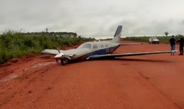 Aeronave com 5 a bordo tem falha no motor e faz pouso forçado em MT