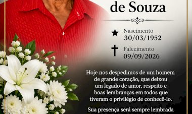 Antônio Piaba de Souza, pai dos vereadores Birro Piaba e Sula Piaba, morre em Campinápolis