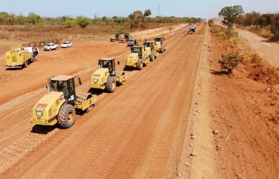 DNIT executa obras de pavimentação da BR-158 no Norte Araguaia de MT