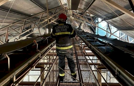 Dois trabalhadores ficam feridos após explosão em armazém no Araguaia