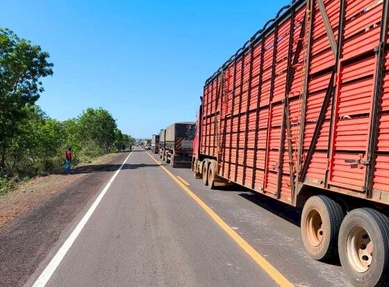 Indígenas liberam BR-158 após negociações com FUNAI e PRF