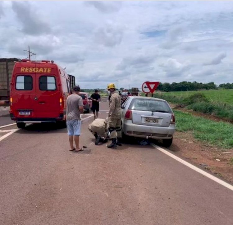 Acidente entre carro e motocicleta deixa uma pessoa morta na BR-158 em Nova Xavantina
