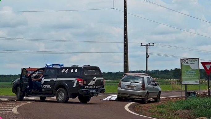 Acidente entre carro e motocicleta deixa uma pessoa morta na BR-158 em Nova Xavantina