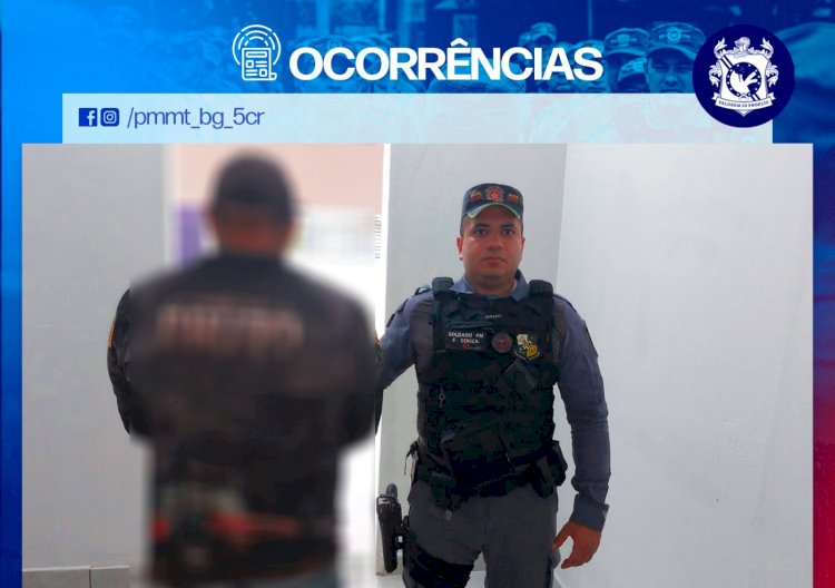 PM prende foragido da justiça em operação “Força Total” no distrito de Itaquerê