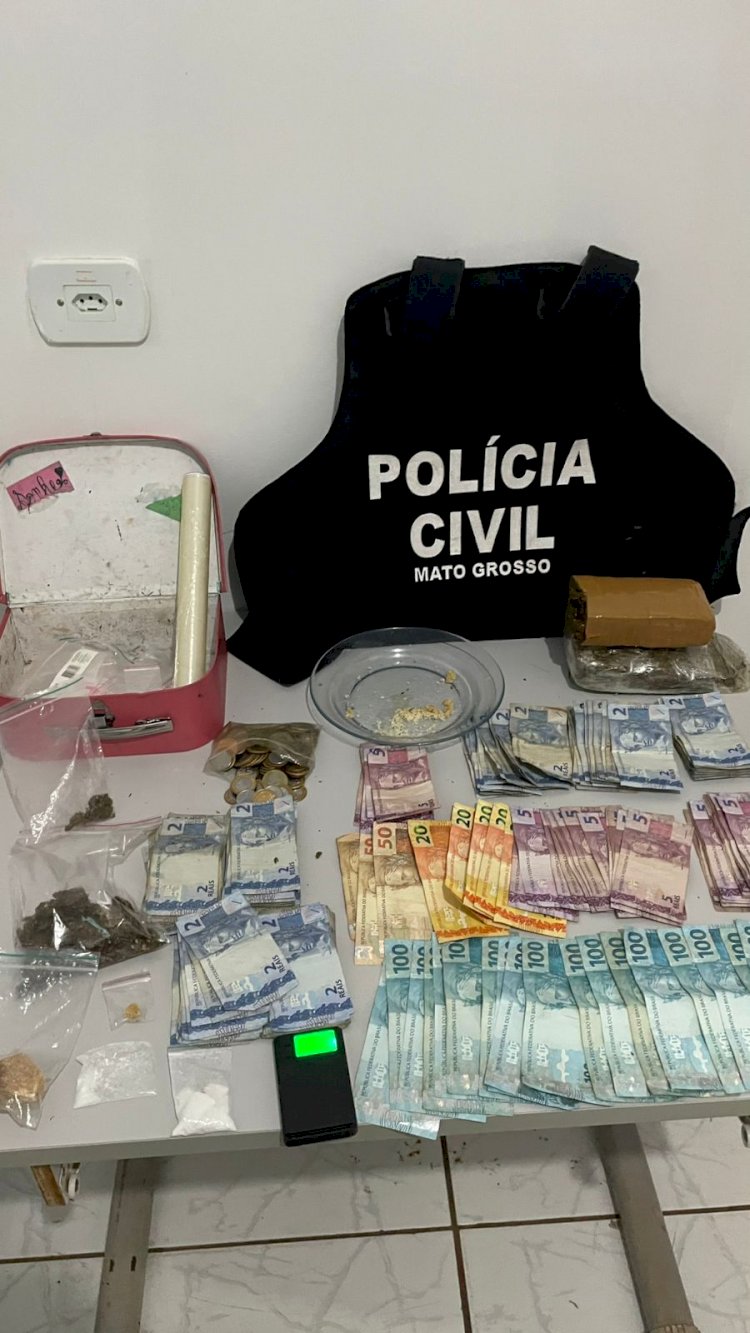 Operação Caminho Seguro da Polícia Civil fecha boca de fumo em Campinápolis