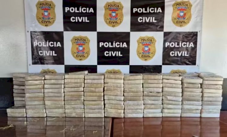 Motorista é preso com 211 tabletes de cocaína dentro de carro em MT