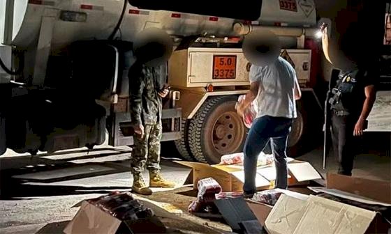 Exército e PRF notificam empresa por transporte de mais de 10 toneladas de explosivo na BR-070