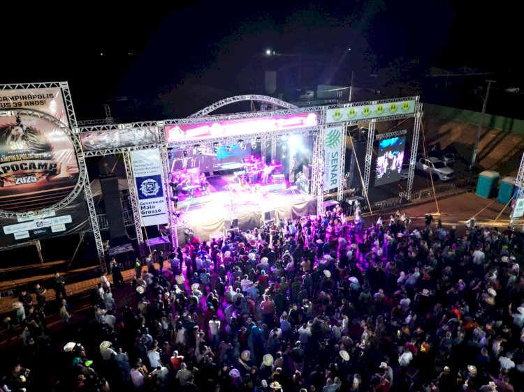 Mais de 4 mil pessoas curtiram o show de Di Paullo e Paulino na segunda noite da Expocamp