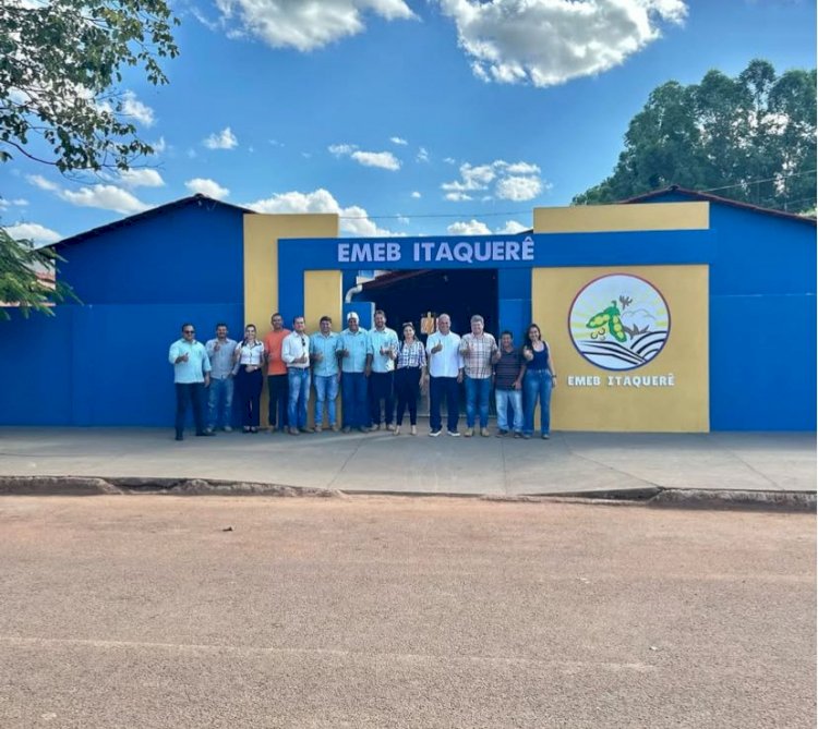 Prefeitura de Novo São Joaquim inaugura uma série de obras na região do Itaquerê