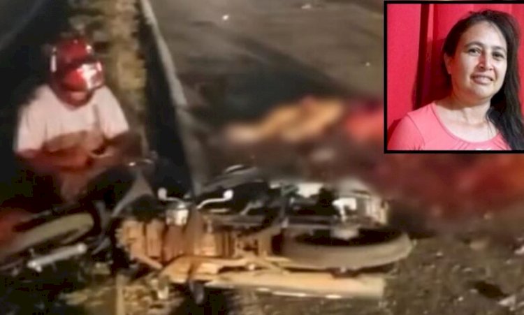 Mulher morre esmagada e marido fica gravemente ferido em acidente no interior do Estado