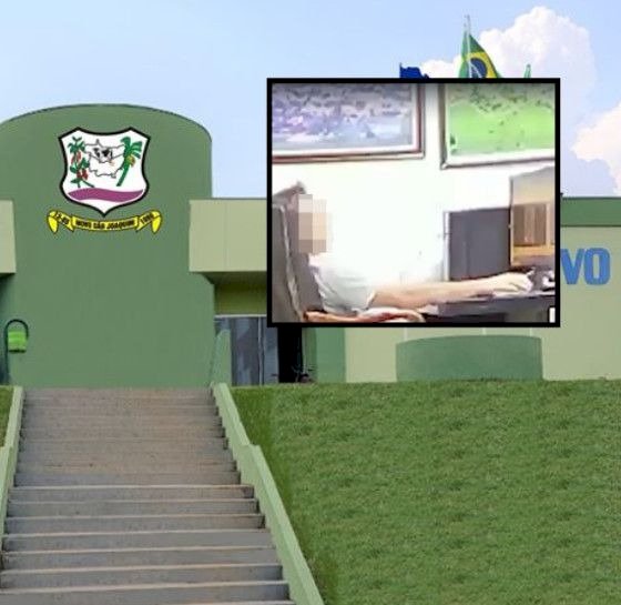 Servidor flagrado se masturbando em gabinete de prefeitura é demitido